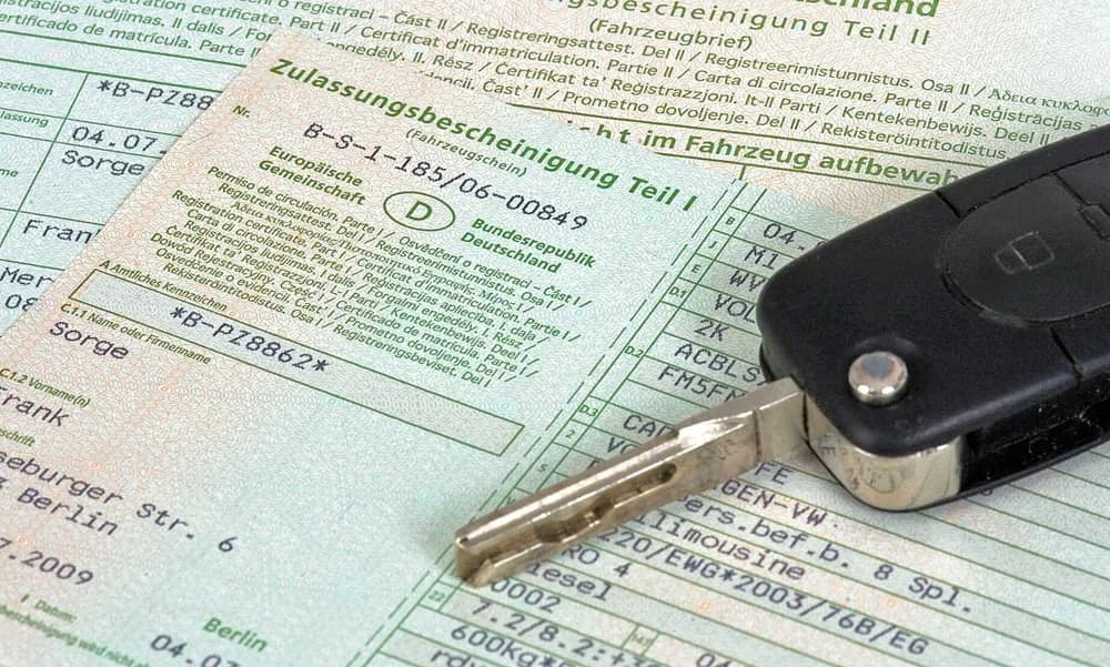 Fahrzeugschein